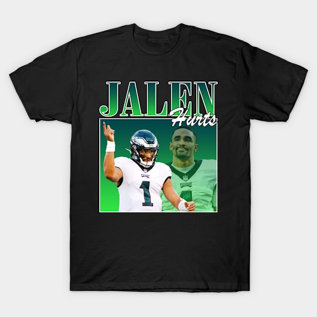 Jalen Hurts Bootleg Tee Vintage T-Shirt by bmbg trian